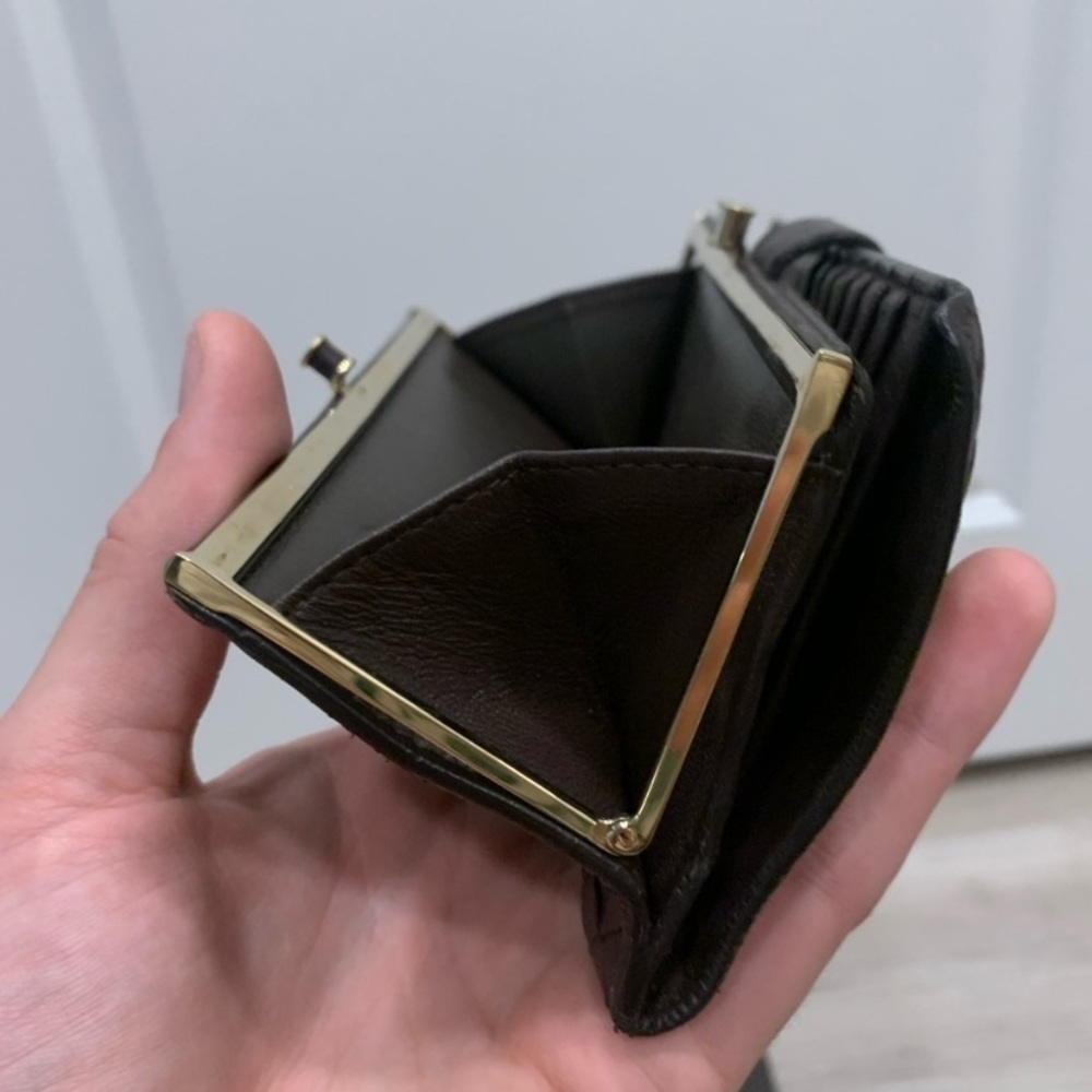 Bottega Veneta Intrecciato Dark Brown Wallet with Coin Purse - Picture 7 of 10